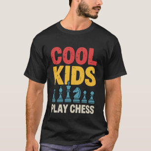 Coole Schachkunst für Jungen Mädchen Kinder Schach T-Shirt