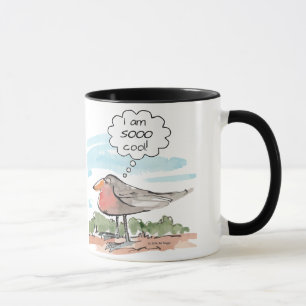 Coole Schale, cooler Vogel Tasse