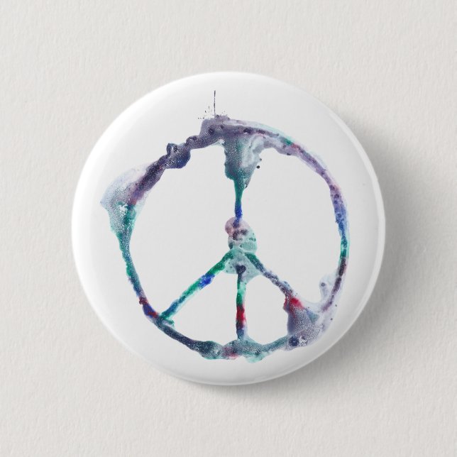 Coole Schaltflächen für Funky Krawatte Dyed Look Button (Vorderseite)