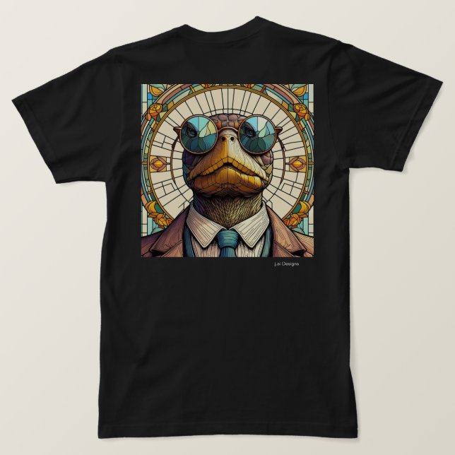 Coole Schattierungen T-Shirt (Design Rückseite)