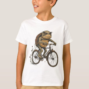 Coole Schildkröte auf dem Fahrrad - undurchsichtig T-Shirt