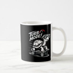 Coole Schildkröte auf Skateboard Funny Turbo Vinta Kaffeetasse