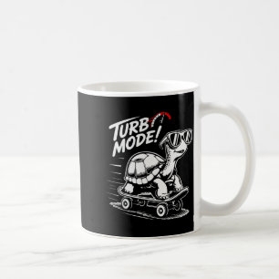 Coole Schildkröte auf Skateboard Lustiges Turbo Vi Kaffeetasse