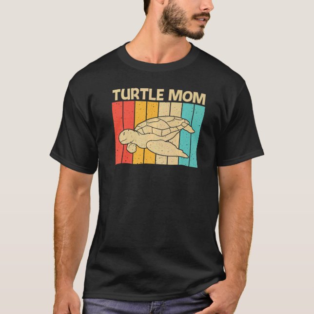 Coole Schildkröte für die Mama Muttermeerschildkrö T-Shirt (Vorderseite)