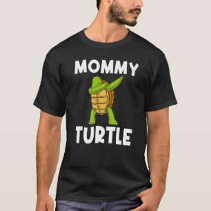 Coole Schildkröte für Frauen Mama Dabbing Meeressc T-Shirt