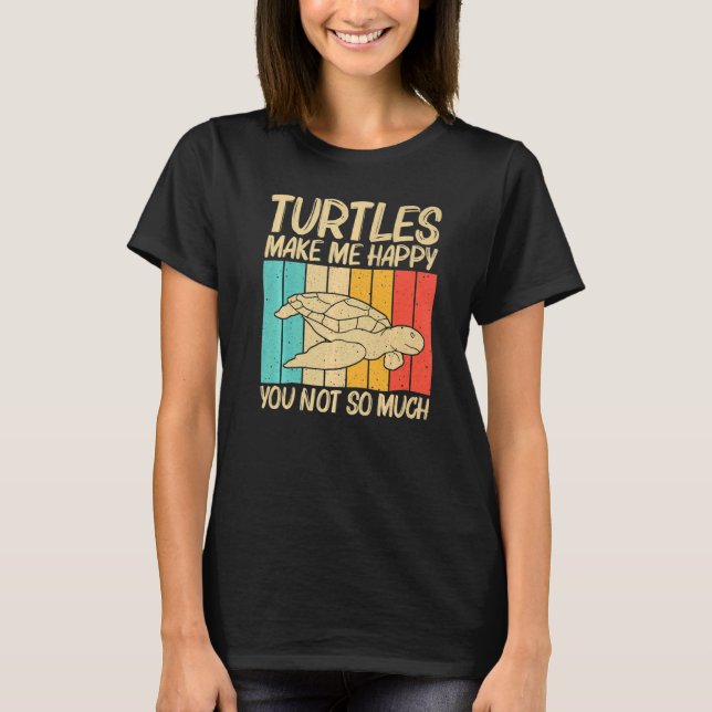 Coole Schildkröte für Männer Meeresschildkröte T-Shirt (Vorderseite)