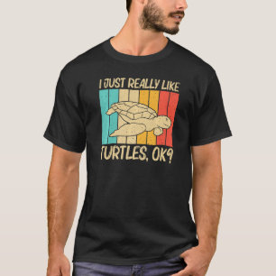 Coole Schildkröte für Männer Meeresschildkröte T-Shirt