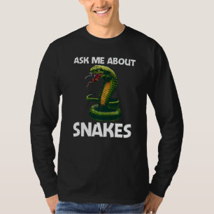 Coole Schlange Für Männer Frauen Reptil Tier Schla T-Shirt