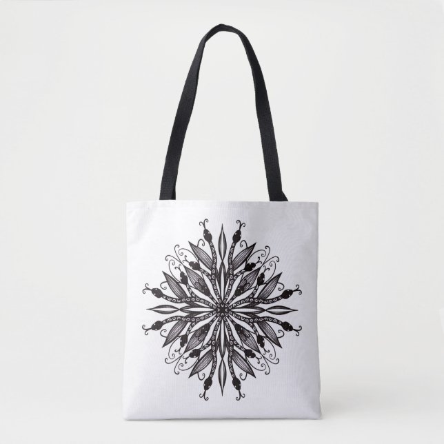 Coole Schlangen schwarz-weiß-botanisch-gotisch (Vorderseite)