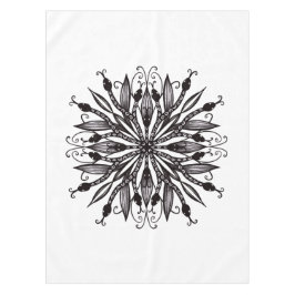 Coole Schlangen schwarz-weiß-botanisch-gotisch Tischdecke
