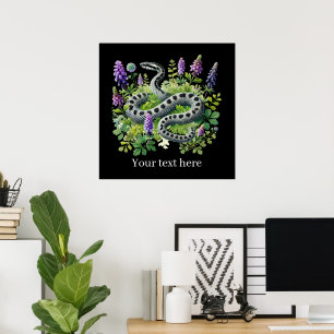 Coole Schlangenliebhaber Poster