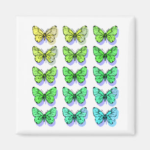 Coole Schmetterlinge Magnet