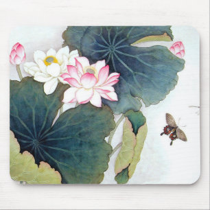 coole Schmetterlingskunst aus Chinesischem Lotus-B Mousepad