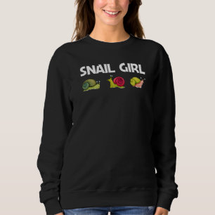 Coole Schnecken für Mädchen, Kinder haben es gesch Sweatshirt