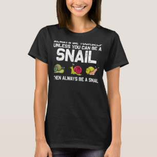 Coole Schnecken für Männer Frauen Snack It Zebra T T-Shirt