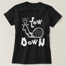Coole Schneckenübersicht und Langsamkeitsmotto v2 T-Shirt