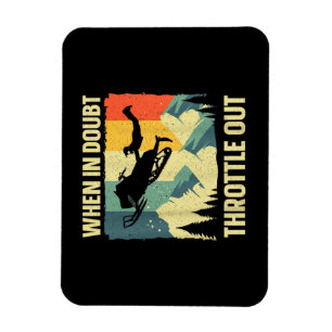 Coole Schneemobil Kunst für Männer Frauen Kinder S Magnet