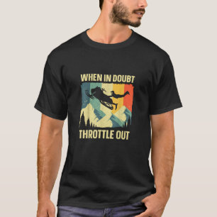 Coole Schneemobil Kunst für Männer Frauen Kinder S T-Shirt