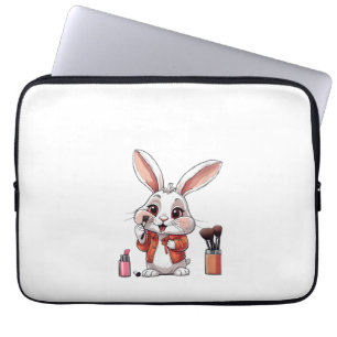 Coole Schönheitspflegerin Ästhetikerin Beauty Make Laptopschutzhülle