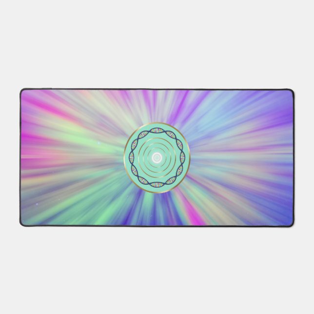 Coole Schreibtischmatte für Laptop und Maus (Vorderseite)