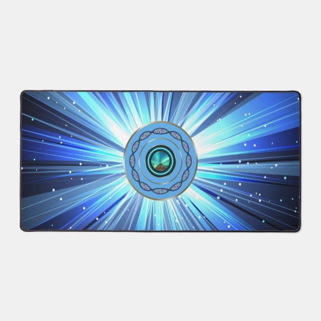 Coole Schreibtischmatte für Laptop und Maus (Vorderseite)