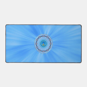 Coole Schreibtischmatte für Laptop und Maus