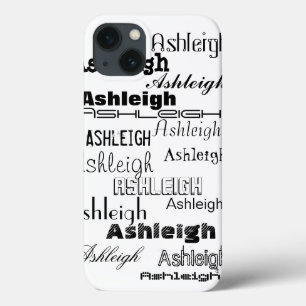 Coole Schriftart Ihr Name Personalisiert iPhone 13 Hülle