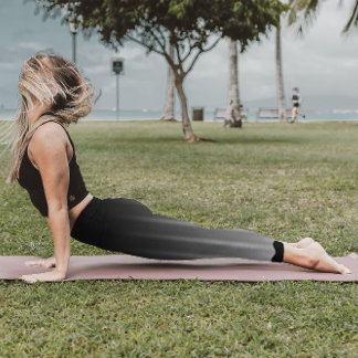 Coole schwarz-weiße, glänzende Streifen trippig Leggings