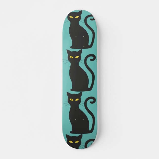 COOLE SCHWARZE KATASTROPHENBOARTEN SKATEBOARD (Vorne)