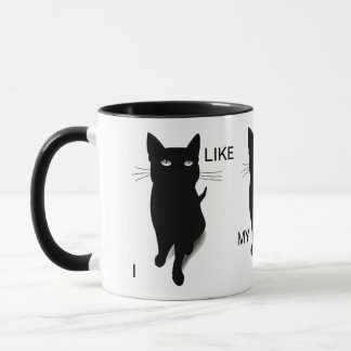 Coole schwarze Katzen-Kaffee-Tasse durch Dandyland Tasse