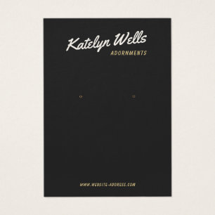 Coole schwarze Retro-Script-Erd-Anzeigetafel