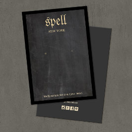 Coole schwarze, rustikale rote Earring-Display-Kar