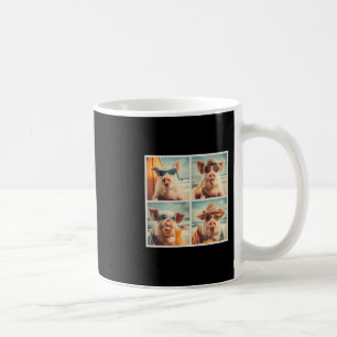 Coole Schweine mit Sonnenbrillen Bauernhof Tier Ur Kaffeetasse