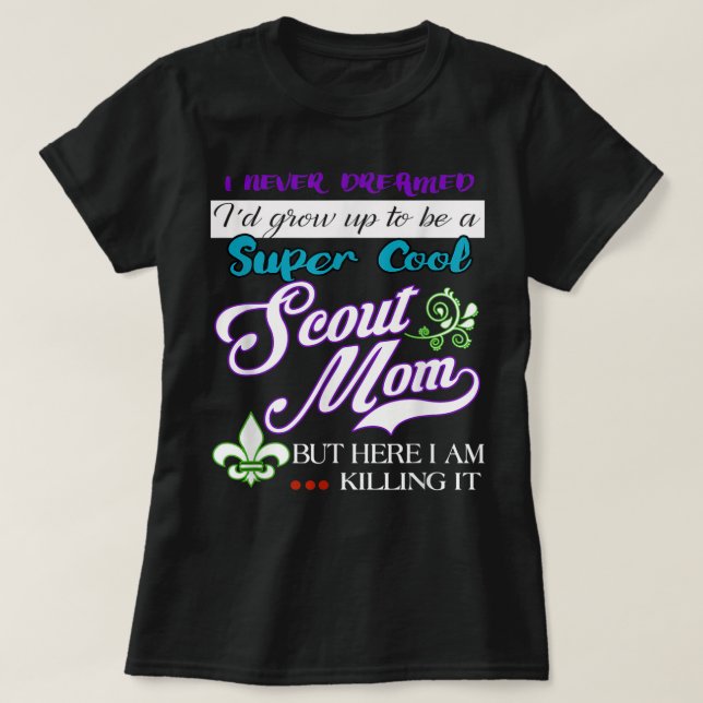 COOLE SCOUT MAMA Funny Gips für Frauen T-Shirt (Design vorne)