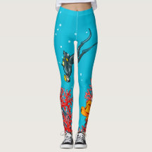 Coole Scuba Diver Leggings