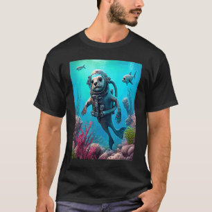 Coole Seeotter-Kostüm-Tauchotter 3 T-Shirt