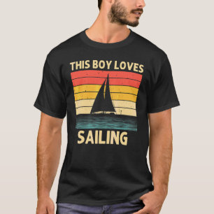 Coole Segel Für Jungen Kinder Bootfahren Segelschi T-Shirt
