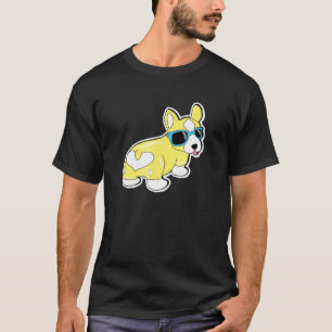 Coole Shades Corgi Hintern Hund T-Shirt