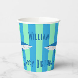 Coole SHARK Party Paper Cups Pappbecher