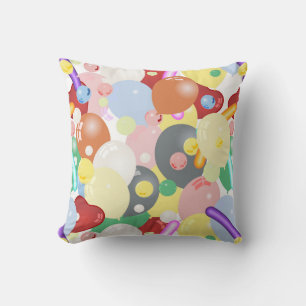 Coole Shiny Multi-Color Balloon-Stile Kissen