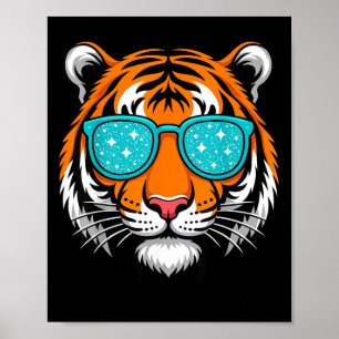 Coole Shirts für Jungen Kinder, Lustige Tiger Sonn Poster