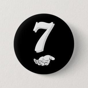 Coole Six Seven 6 7 Meme Gen Alpha Slang Kostüm Ma Button