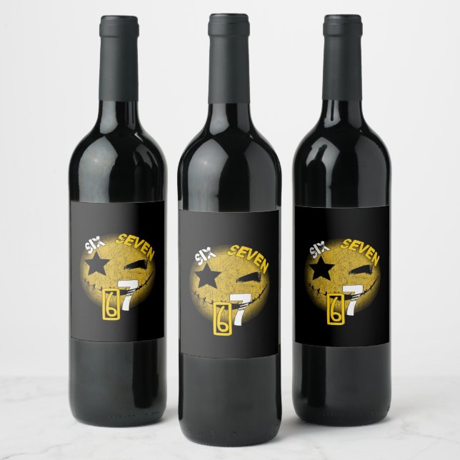 Coole Six Seven Weinlabels! Weinetikett (Flaschen)