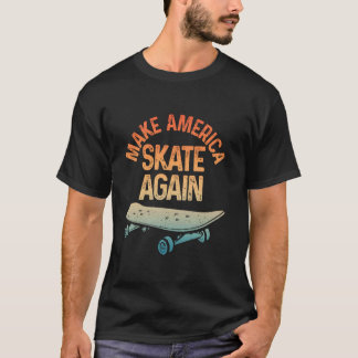 Coole Skateboard-Kunst für Männer Frauen Skateboar T-Shirt
