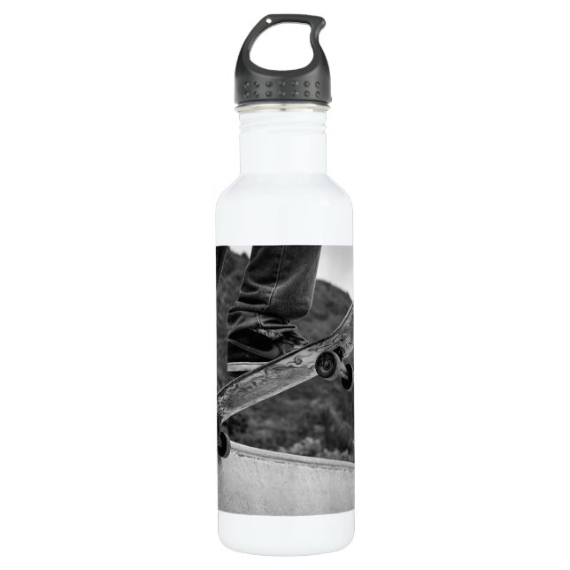 Coole Skateboard Wasserflasche Trinkflasche (Vorderseite)
