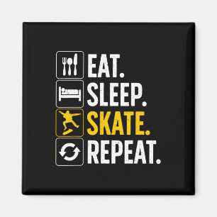 Coole Skateboarding-Kunst für Männer Frauen Skateb Magnet