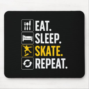 Coole Skateboarding-Kunst für Männer Frauen Skateb Mousepad