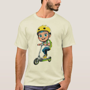 Coole Skater-Boy-Anime-Kunst T-Shirt