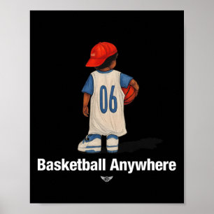 Coole Sketll Überall Mit Einem Sketll Kid Spieler Poster