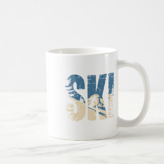Coole Skifahrweise Alpine Skifahrer Frauen Männer  Kaffeetasse